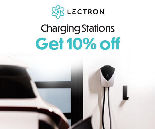 Lectron home charging station promotional creative